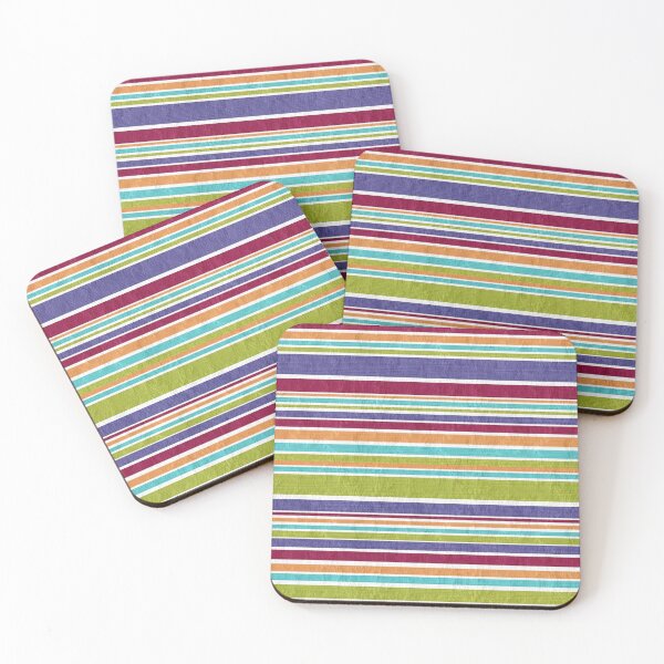 Item preview, Horizontal Multicolor Stripes designed and sold by OutcastBrain.