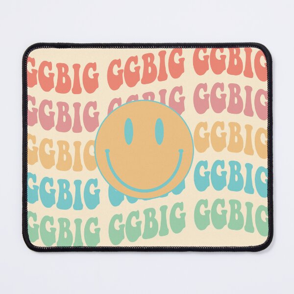 Item preview,  ggbig retro happy face, Little big reveal college sorority bid day  designed and sold by bigraydesigns.