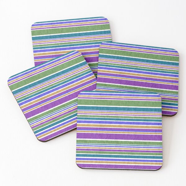 Item preview, Horizontal Multicolor Stripes designed and sold by OutcastBrain.