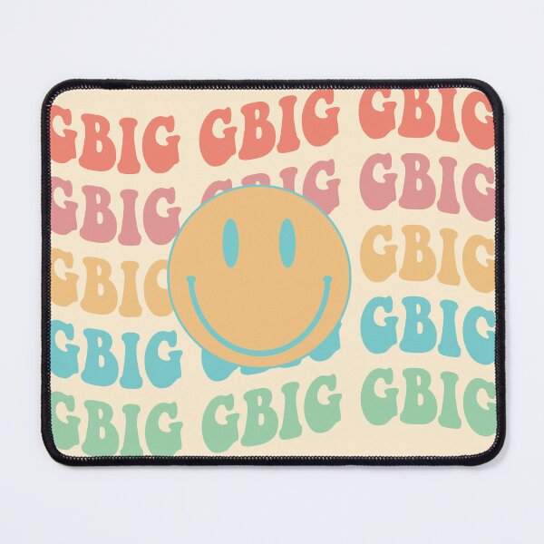Item preview, gbig retro happy face, Little big reveal college sorority bid day  designed and sold by bigraydesigns.