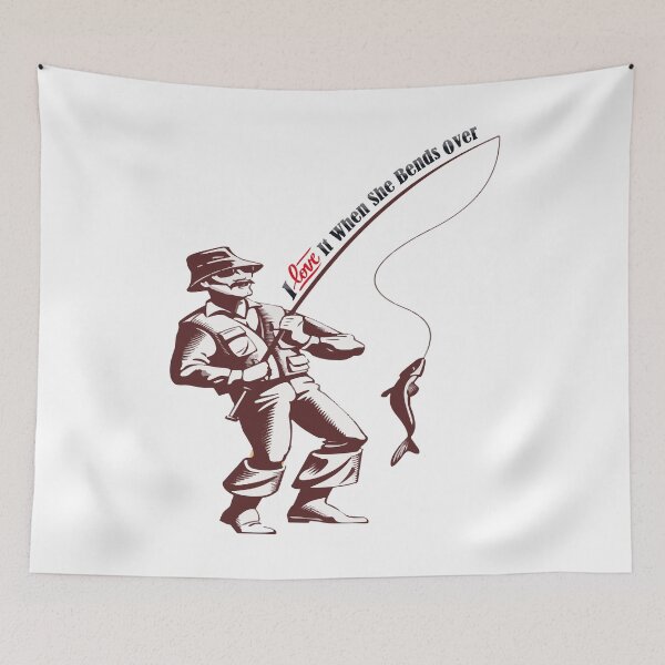 Item preview, I Love It When She Bends Over Funny Fishing Lover Fisherman T-Shir love designed and sold by 07freedom.