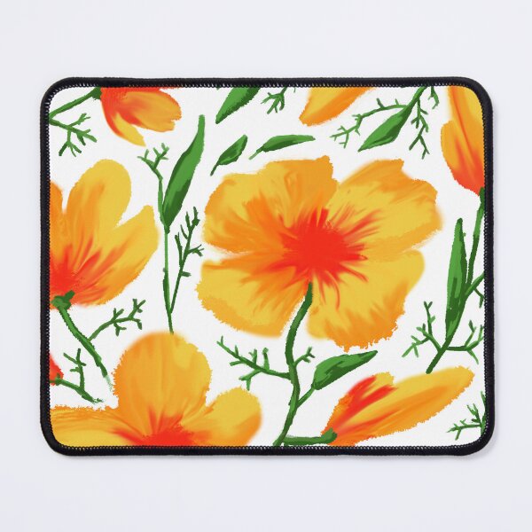 Item preview, California Poppy Wildflowers designed and sold by Digi Artworks Store.