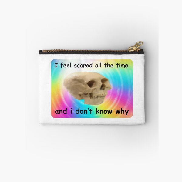 Item preview, I feel scared all the time and i don't know why pixel skull designed and sold by ihavephotoshop.