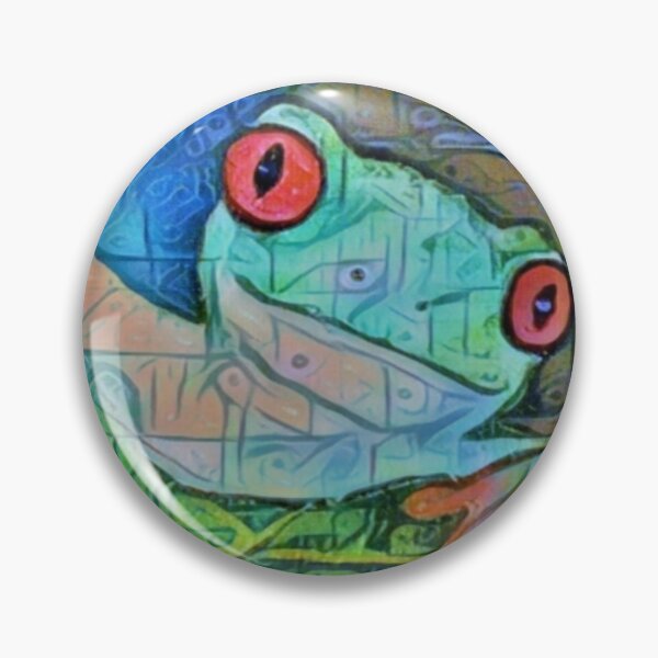 Item preview, GREEN TREE FROG designed and sold by lindosilks.