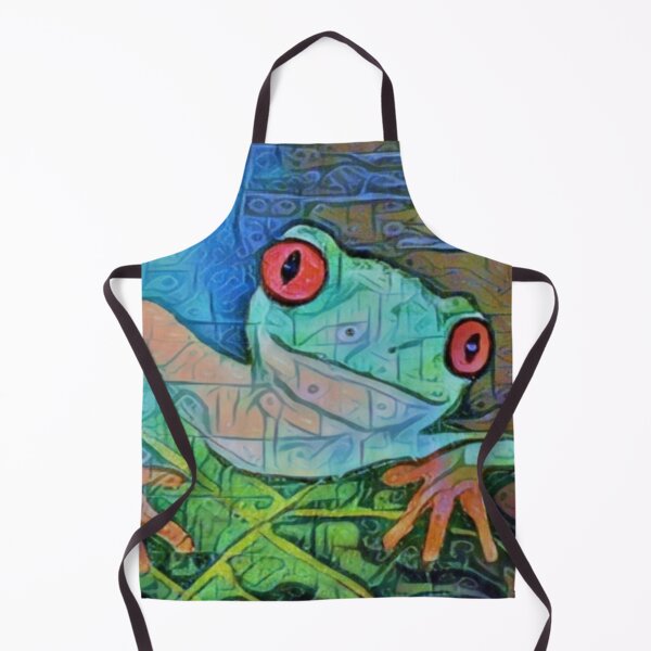 Item preview, GREEN TREE FROG designed and sold by lindosilks.