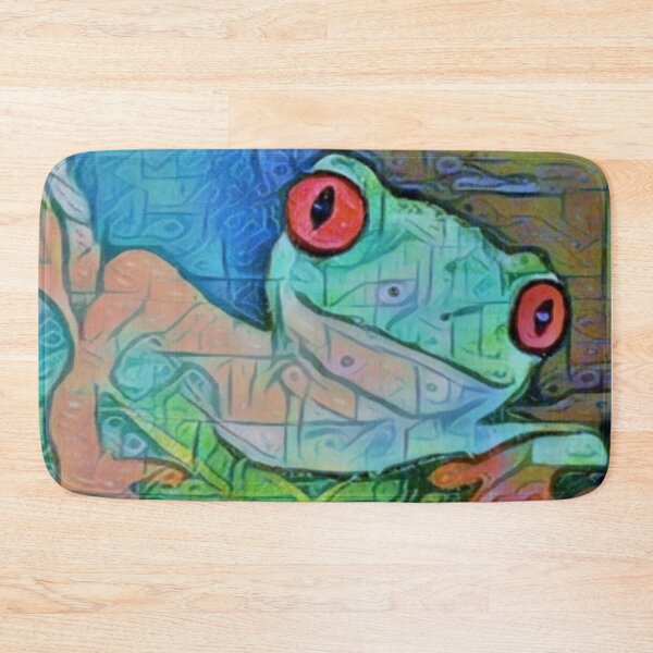 Item preview, GREEN TREE FROG designed and sold by lindosilks.