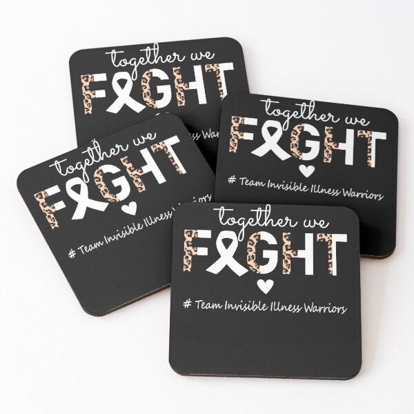 Item preview, Invisible Illness Awareness Together We Fight Team Invisible Illness Warriors designed and sold by whlrcheryl.