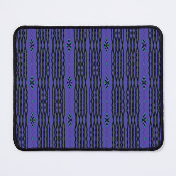 Item preview, Blue and black diamond pattern designed and sold by RetroPalmTree.