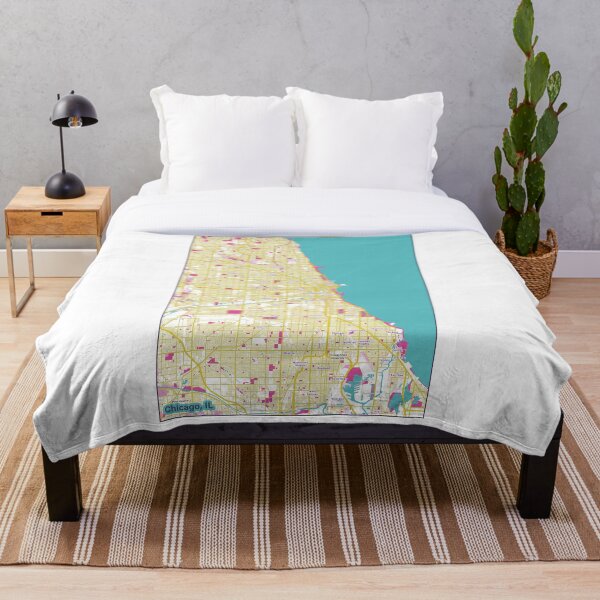 Item preview, Mapa de Chicago - Algodón de Azúcar designed and sold by bheberer.