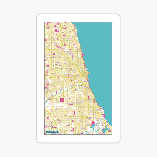 MuzeMerch - Souvenir Pin Set Chicago Map Willis Tower