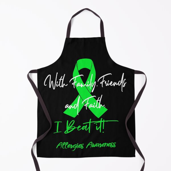 Item preview, Allergies Warrior - With Family, Friends, and Faith - I BEAT IT! designed and sold by Robbsyn.