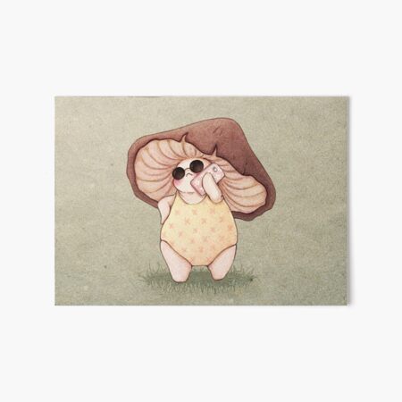 Vista previa del artículo con la obra «Hongo de playa en el teléfono», diseñado y vendido por Fairydrop.