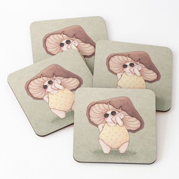 Item preview, Beach Mushroom on the Phone  designed and sold by Fairydrop.