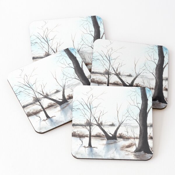 Item preview, winter near the river designed and sold by Édith Provost.