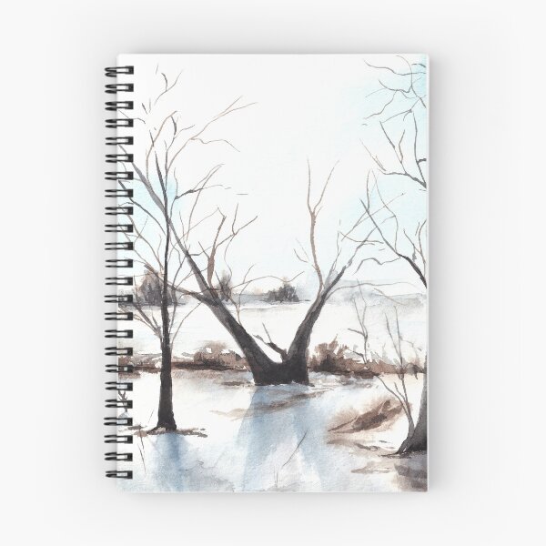 Item preview, winter near the river designed and sold by Édith Provost.