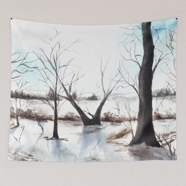 Item preview, winter near the river designed and sold by Édith Provost.