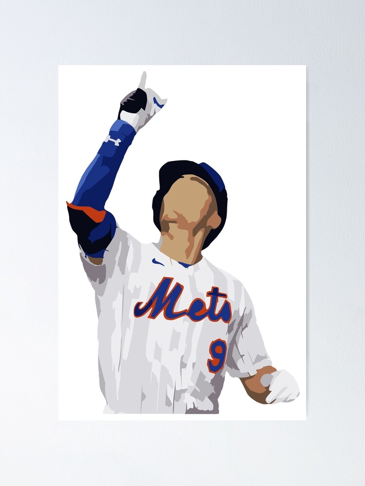 Brandon Nimmo Baseball Paper Poster Mets - Brandon Nimmo - Sticker