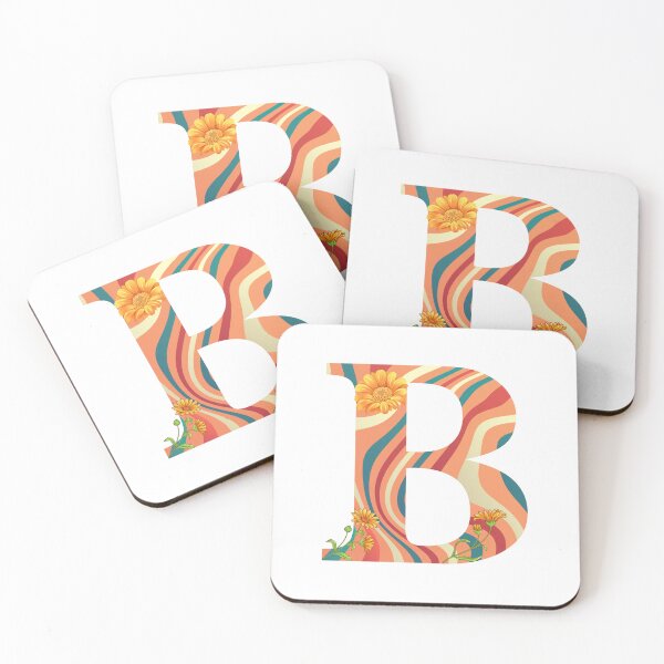 Item preview, Abstract Marble Monogram Floral Letter B designed and sold by silviaol.