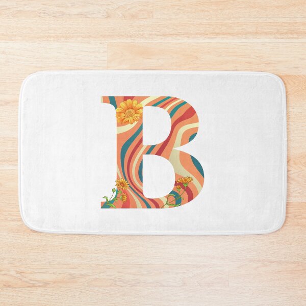 Item preview, Abstract Marble Monogram Floral Letter B designed and sold by silviaol.