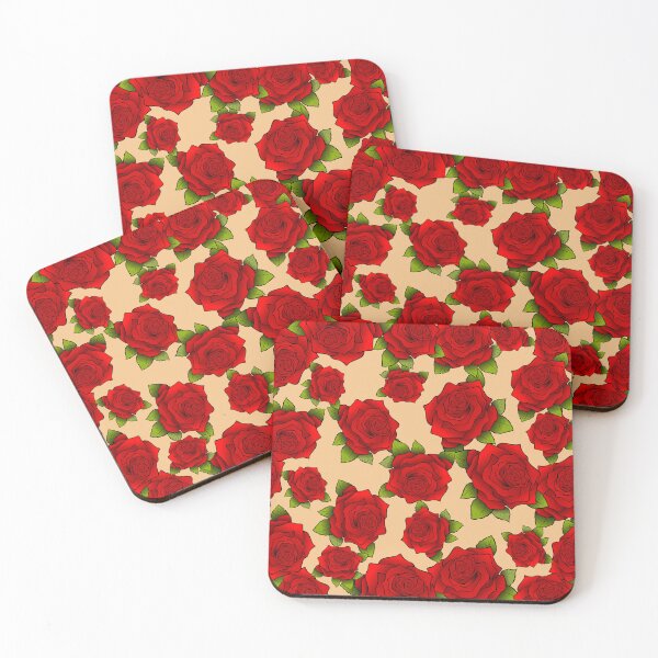 Item preview, Red Roses Pattern, Floral Artwork designed and sold by Clothingspot.