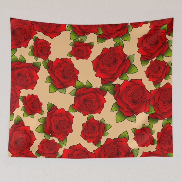 Item preview, Red Roses Pattern, Floral Artwork designed and sold by Clothingspot.