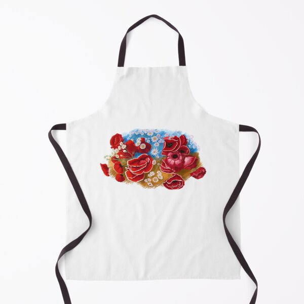 Item preview, Ukrainian Field of Red Poppies Flowers designed and sold by Digi Artworks Store.