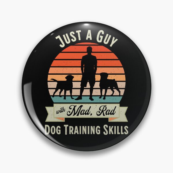 Item preview, Mad Rad Dog Training Skills | Retro Dog Trainer Design with Lab, Rottweiler and Vintage Sunset designed and sold by arlutai.