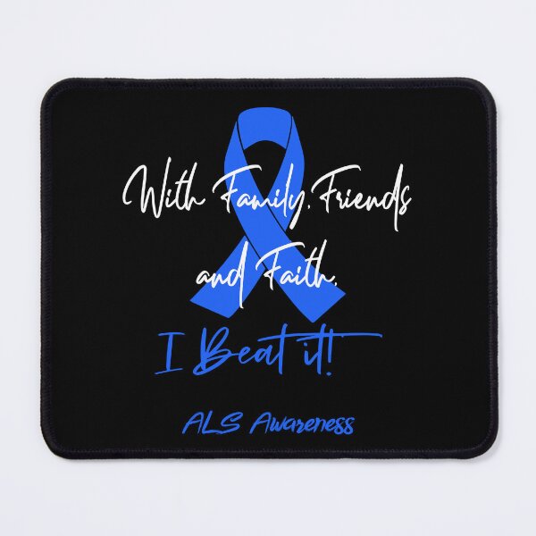 Item preview, ALS Warrior - With Family, Friends, and Faith - I BEAT IT! designed and sold by Robbsyn.