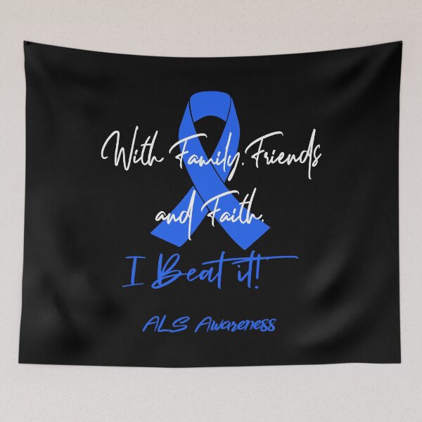 Item preview, ALS Warrior - With Family, Friends, and Faith - I BEAT IT! designed and sold by Robbsyn.