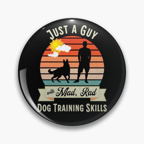 Item preview, Mad Rad Dog Training Skills | Retro Dog Trainer Design with German Shepherd and Vintage Sunset  designed and sold by arlutai.