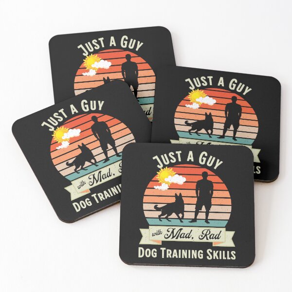 Item preview, Mad Rad Dog Training Skills | Retro Dog Trainer Design with German Shepherd and Vintage Sunset  designed and sold by arlutai.