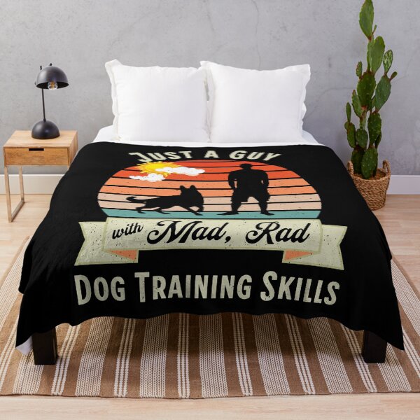 Item preview, Mad Rad Dog Training Skills | Retro Dog Trainer Design with German Shepherd and Vintage Sunset  designed and sold by arlutai.