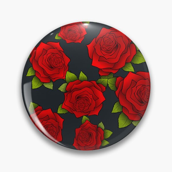 Item preview, Red Roses Pattern, Floral Artwork, Dark Background designed and sold by Clothingspot.