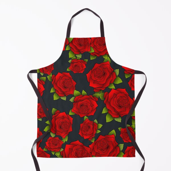 Item preview, Red Roses Pattern, Floral Artwork, Dark Background designed and sold by Clothingspot.