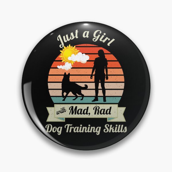Item preview, Mad Rad Dog Training Skills | Retro Dog Trainer Design with German Shepherd and Vintage Sunset  designed and sold by arlutai.