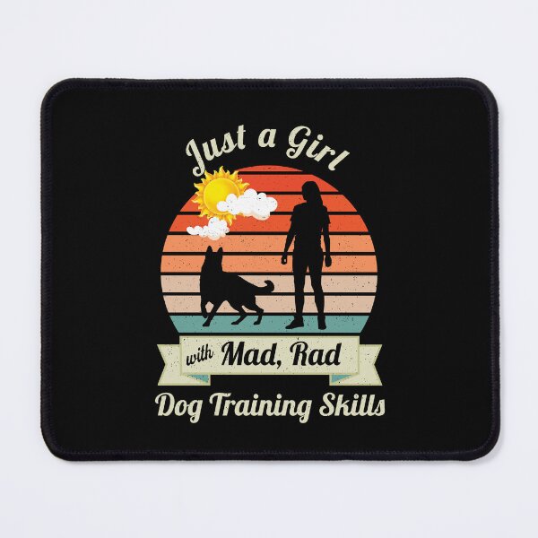 Item preview, Mad Rad Dog Training Skills | Retro Dog Trainer Design with German Shepherd and Vintage Sunset designed and sold by arlutai.