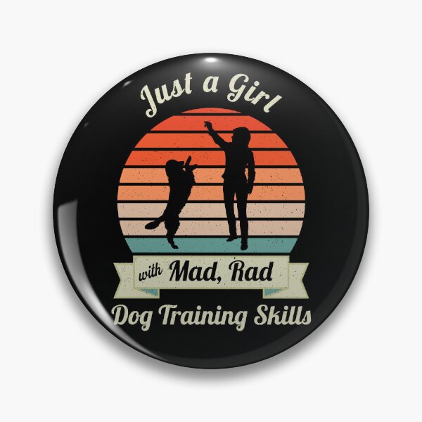 Item preview, Mad Rad Dog Training Skills | Retro Dog Trainer Design with Golden Retriever and Vintage Sunset   designed and sold by arlutai.