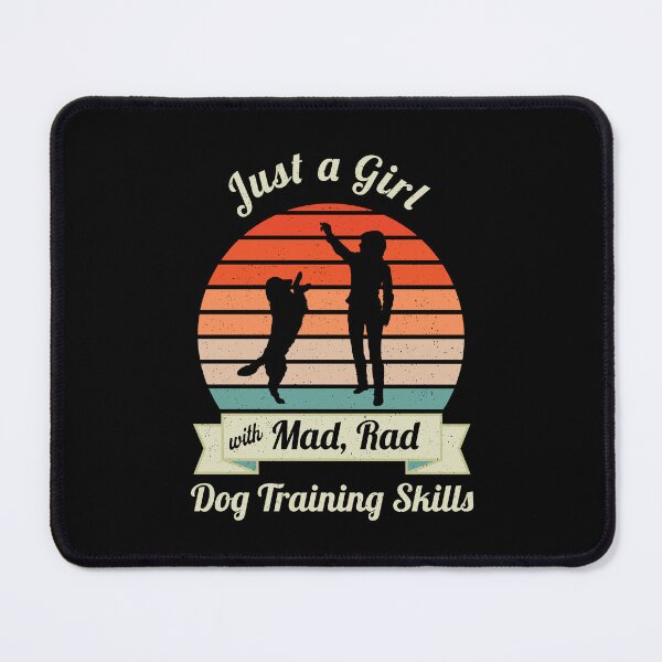 Item preview, Mad Rad Dog Training Skills | Retro Dog Trainer Design with Golden Retriever and Vintage Sunset   designed and sold by arlutai.