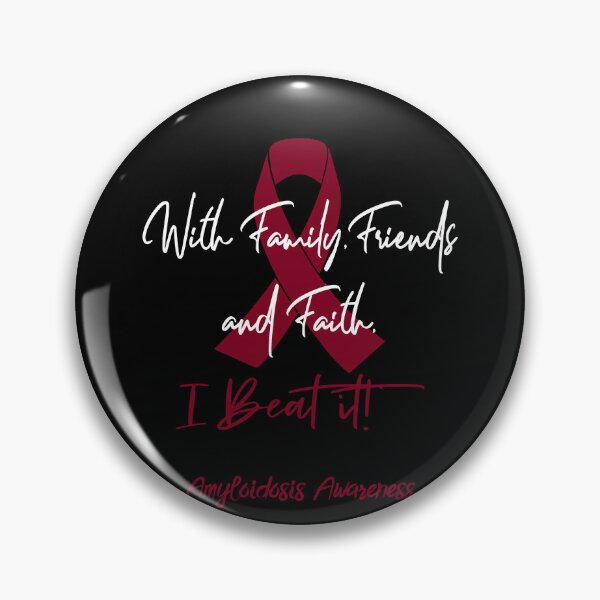 Item preview, Amyloidosis Warrior - With Family, Friends, and Faith - I BEAT IT! designed and sold by Robbsyn.