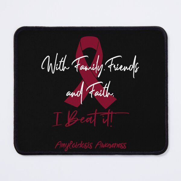 Item preview, Amyloidosis Warrior - With Family, Friends, and Faith - I BEAT IT! designed and sold by Robbsyn.