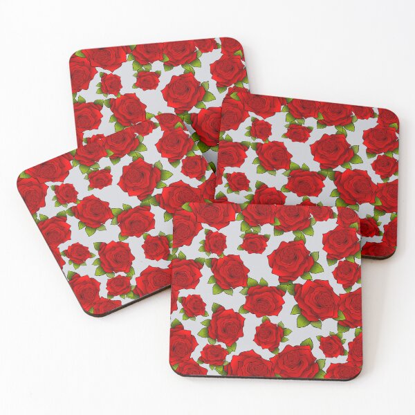 Item preview, Red Roses Pattern, Floral Artwork designed and sold by Clothingspot.