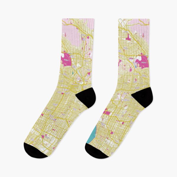 Item preview, Los Angeles Map - Cotton Candy designed and sold by bheberer.