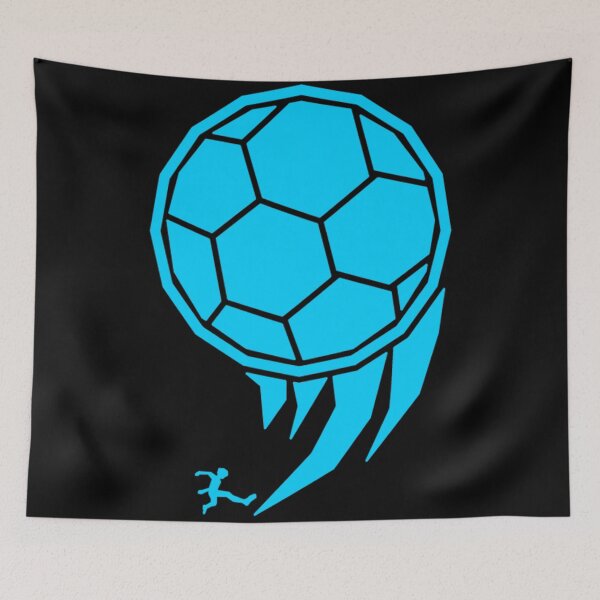 Item preview, Soccer Team Futbol Blue Ball designed and sold by the Zarock Shop.