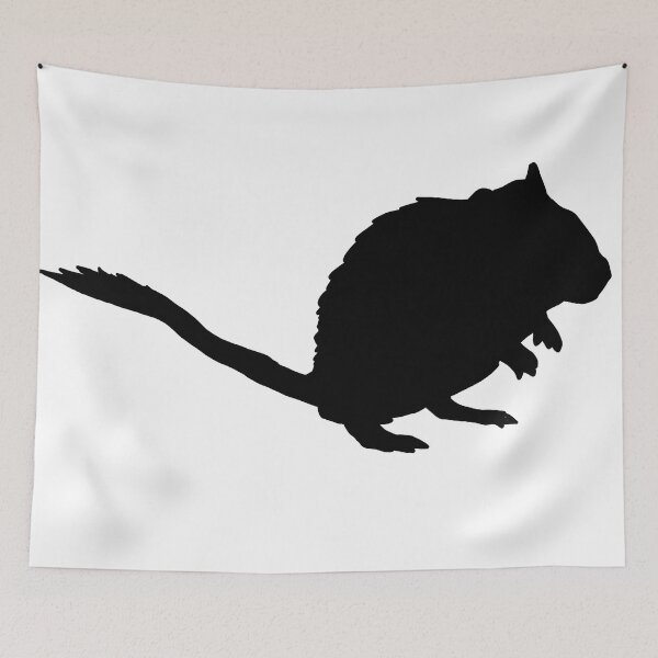 Item preview, Gerbil silhouette  designed and sold by LeahcarsArt.