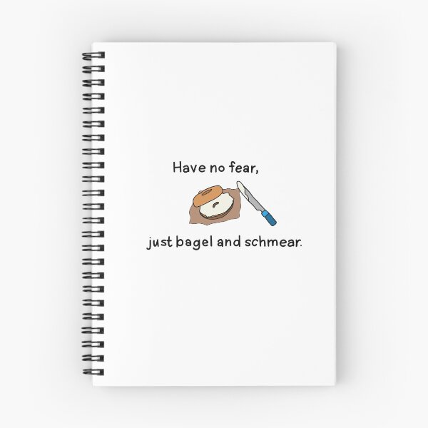 Item preview, Have no fear, just bagel and schmear  designed and sold by angrystickergal.