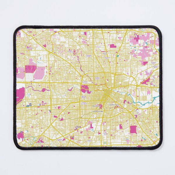 Item preview, Houston Map - Cotton Candy designed and sold by bheberer.