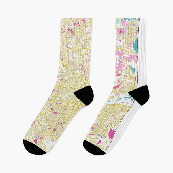 Item preview, Houston Map - Cotton Candy designed and sold by bheberer.