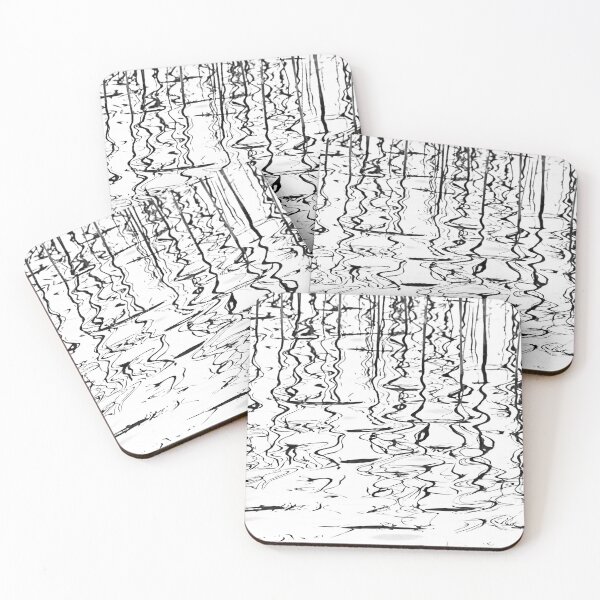 Item preview, Chaotic Black And White Abstract designed and sold by Deb Oppermann.
