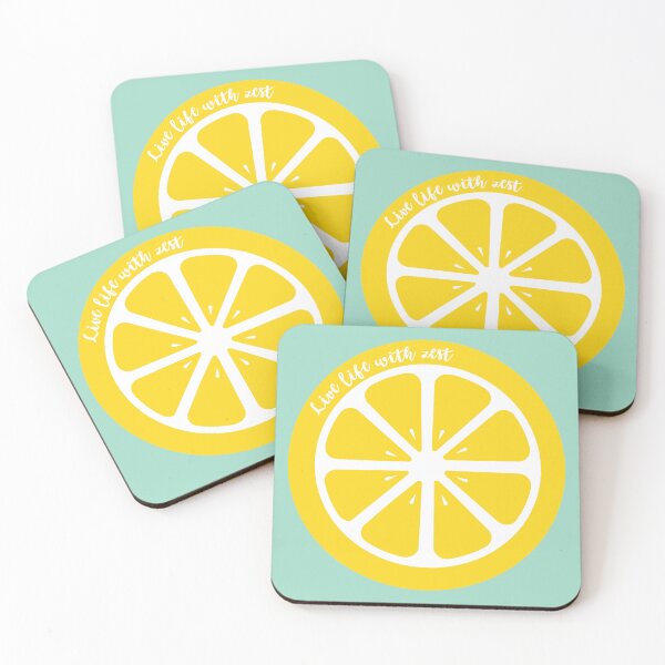 Item preview, lemon slice Live life with zest designed and sold by KimOnO644.