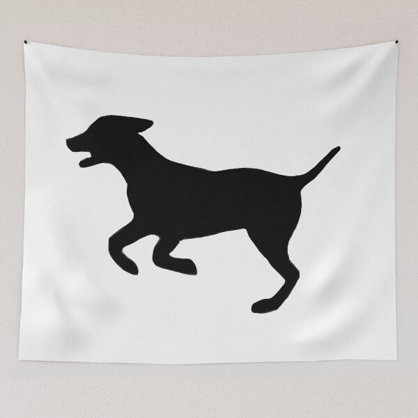 Item preview, Running dog silhouette  designed and sold by LeahcarsArt.
